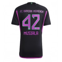 Bayern Munich Jamal Musiala #42 Bortatröja 2023-24 Korta ärmar